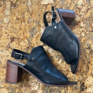 Franco Sarto Peep Toe Booties